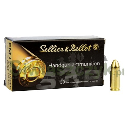 Amunicja S&B 9x19 FMJ 7,5g(115gr)-101065