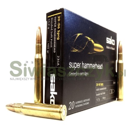 Amunicja SAKO .30-06 Super Hamerhead 11,7g(180gr) -102654