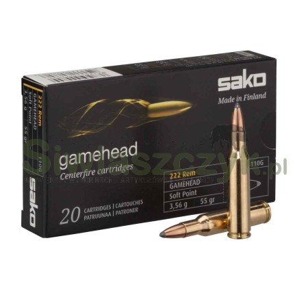 Amunicja SAKO 222Rem. SP 3,56g(55gr)-101494