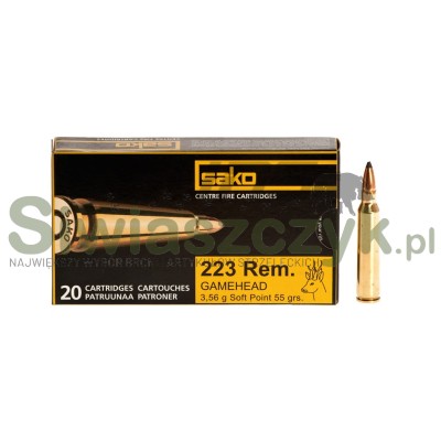Amunicja SAKO 223Rem SP 3,56g(55gr)-101502