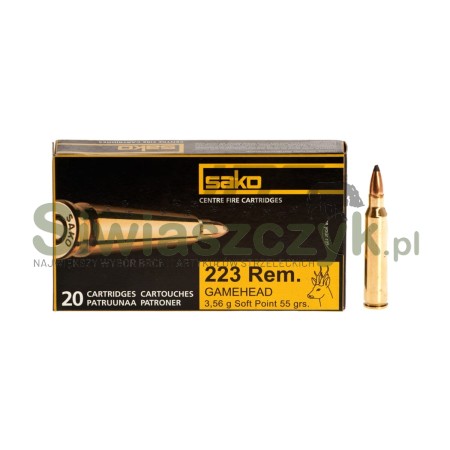Amunicja SAKO 223Rem SP 3,56g(55gr)-101502