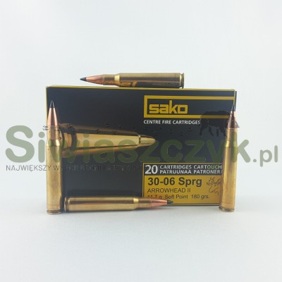 Amunicja SAKO 30-06 Arrowhead II SP 11,7g(180gr)-104046