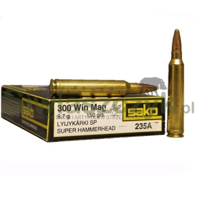 Amunicja SAKO 300Win.Mag. SP 9,7g(150gr)-103114