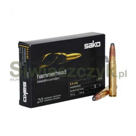 Amunicja SAKO 9,3x62 Hammerhead 18,5g(286gr)-102639