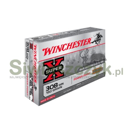 Amunicja WINCHESTER 308Win PowerPoint 9,7(150gr)-102014