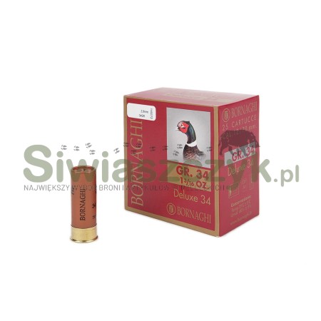 Naboje BORNAGHI Deluxe 12/70 34g -104060