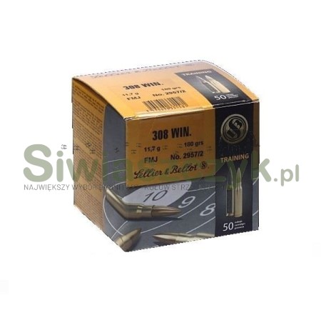 Amunicja S&B 308Win FMJ Training 11,7g(180gr)-102649