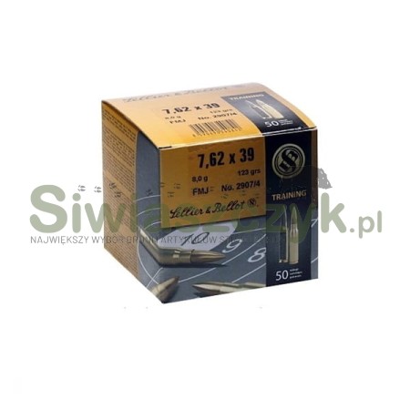 Amunicja S&B 7,62x39 TRAINING FMJ 8,0g(123gr)-102665