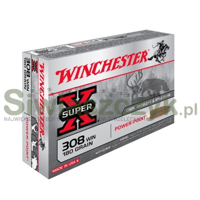 Amunicja WINCHESTER 308Win PowerPoint 11,66g (180gr)-102751