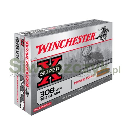 Amunicja WINCHESTER 308Win PowerPoint 11,66g (180gr)-102751