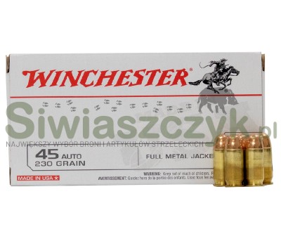 Amunicja WINCHESTER 45AUTO FMJ 14,9g (230gr)-102749