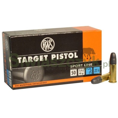 Amunicja RWS 22 Lr. LFB Target Pistol 2,6 g ( 50 sztuk )-104735