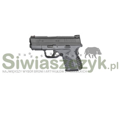 Pistolet XDS-9  3,3'' czarno-szary, Kal. 9x19-100106