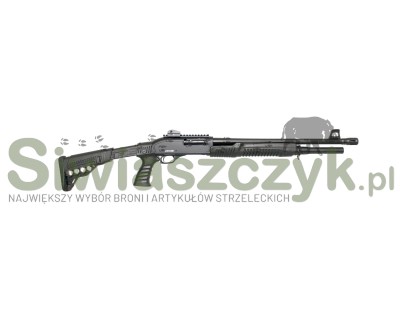 Strzelba FRANCOLIN AS41 Tactical II Kal.12/76 kolba teleskopowa-102374