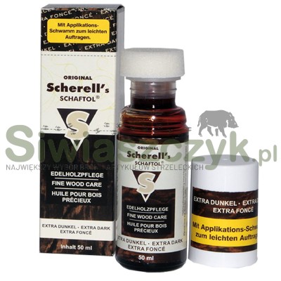 Olej Scherell Schaftol ciemny brąz 50 ml -101436