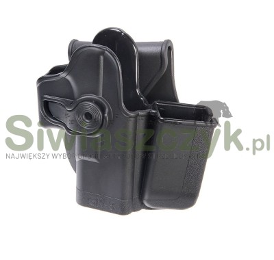 Kabura IMI Defence Z1023 z Magazynkiem Glock 17/19/22/23/28/31/32/36 czarna -100947