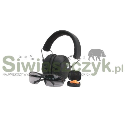Ochronniki słuchu + okulary Browning Range Kit II Black Label(126374)-101264