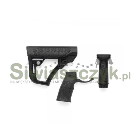 Zestaw chwytu pistoletowego, kolby i chwytu pionowego do picatinny Czarny Daniel Defense-101340