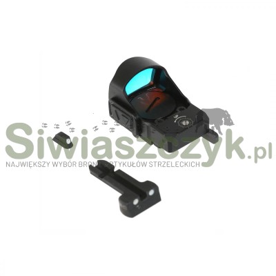 Meprolight MicroRDS Glock zestaw (przyrządy trytowe + kolimator) do pistoletów Glock-101410