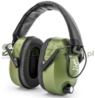 Ochronniki słuchu RealHunter Active Zielone-103095