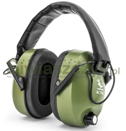 Ochronniki słuchu RealHunter Active Zielone-103095