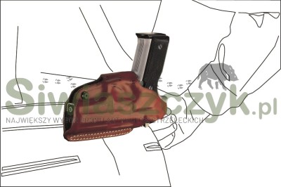 Kabura VEGA N173 Marrone/Tan Glock 43-103299