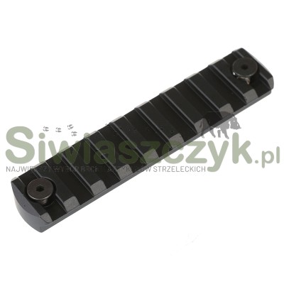 Szyna picatinny IMI Defence ZKMD9 aluminiowa Key-Mod - 9 wcięć -101026