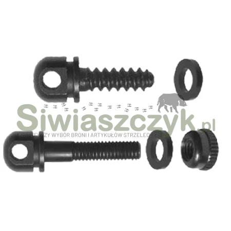 Śruby montażowe Outdoor Connection BO-3 do bączka czarne stalowe -106954