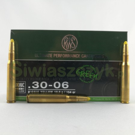 Amunicja RWS 30-06 Bionic Yellow 10,0g(154gr)-106983