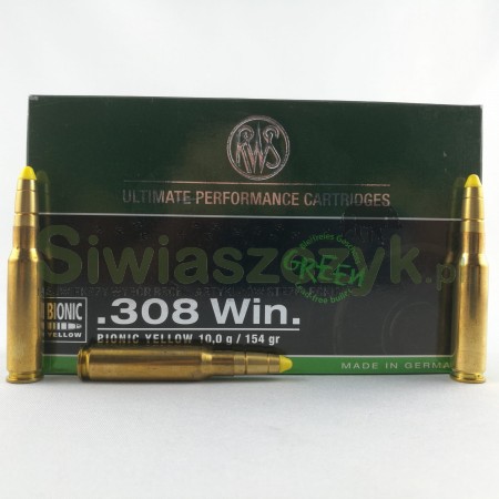 Amunicja RWS 308Win Bionic Yellow 10,0g(154gr)-106979