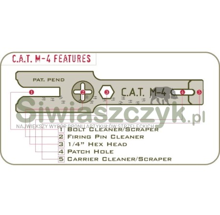 Narzędzie do czyszczenia zamka (AR15-CAT-M4)-106992