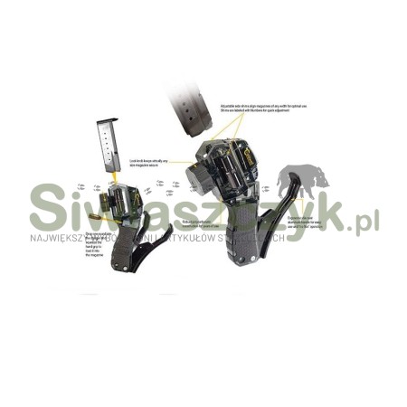 Ładowarka Caldwell do magazynków pistoletowych Mag Charger Universal Pistol Loader (110002)-107377