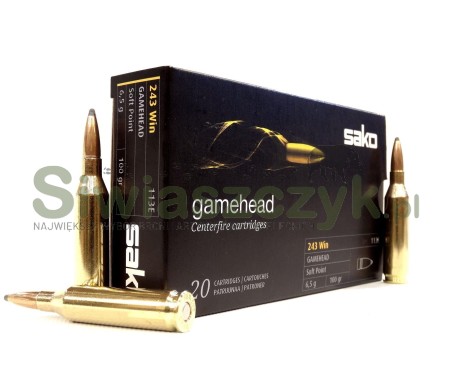 Amunicja SAKO 243Win SP 6,5g(100gr)(113E)-107499