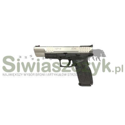 Pistolet XDM-9  5,25'' srebrno-czarny (SB) kal.9x19-107500