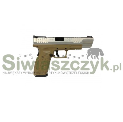 Pistolet XDM-9 5,25'' srebrno-brązowy (SBR) kal: 9x19-107504