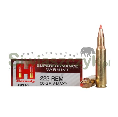 Amunicja HORNADY 222 Rem SP 3,2g(50gr)(8316)-107475