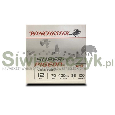 Naboje WINCHESTER 12/70 SUPERPIGEON 4- 36g-107508