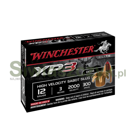 Naboje WINCHESTER Slug Sabot XP3 12/70 19,5g(300gr)-107672