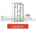 Szafa metalowa Novcan G3/S1/4  RAL6007-102138