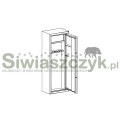 Szafa metalowa Novcan G3/S1/8 RAL9002-106718