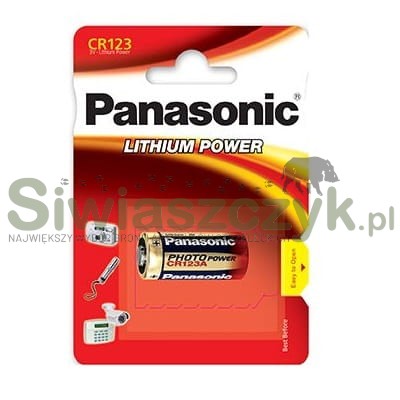 Bateria Panasonic CR123 Photo Lithium 3V-107933
