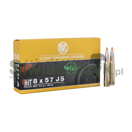 Amunicja RWS 8x57JS HIT 10,4g(160gr)-107804