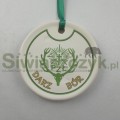 Medal ceramika z motywem myśliwskim-107983