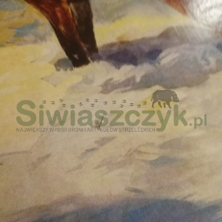 Obraz okrągły motyw myśliwski-108135