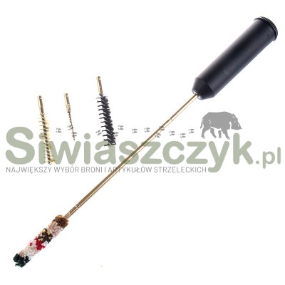 Wycior kieszonkowy pistoletowy kal. 9mm plus 3 szczoteczki i oczko  (SC-82_9)-101307