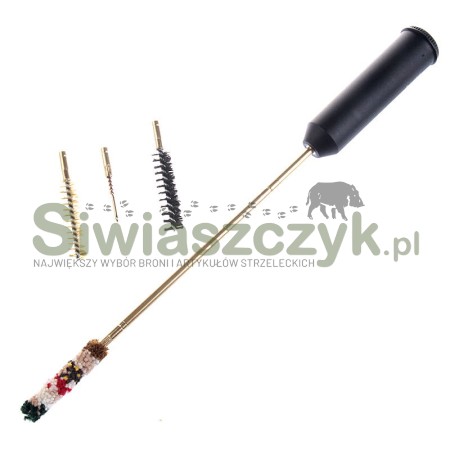 Wycior kieszonkowy pistoletowy kal. 9mm plus 3 szczoteczki i oczko  (SC-82_9)-101307