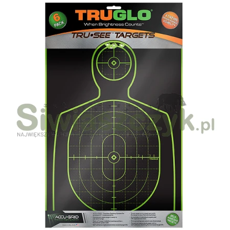 Tarcze strzeleckie TRUGLO HANDGUN 12X18 6PK (TG13A6)-109477