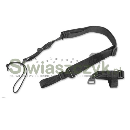 Pas do broni Cetacea Tactical Economy Three Point Sling (TA-E3PS-BLK)-109560