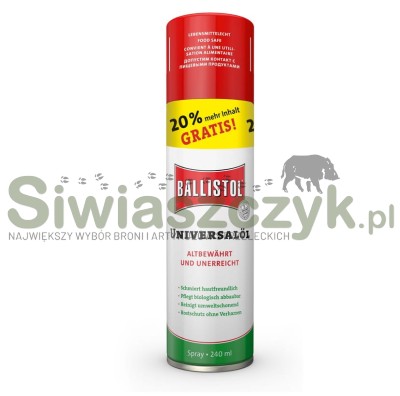 Olej BALLISTOL do broni spray'u 240ml-109639