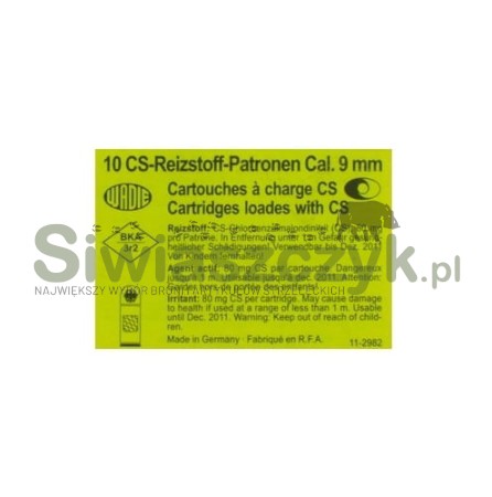 Amunicja gazowa Wadie 9mm R CS rewolwerowa-109640